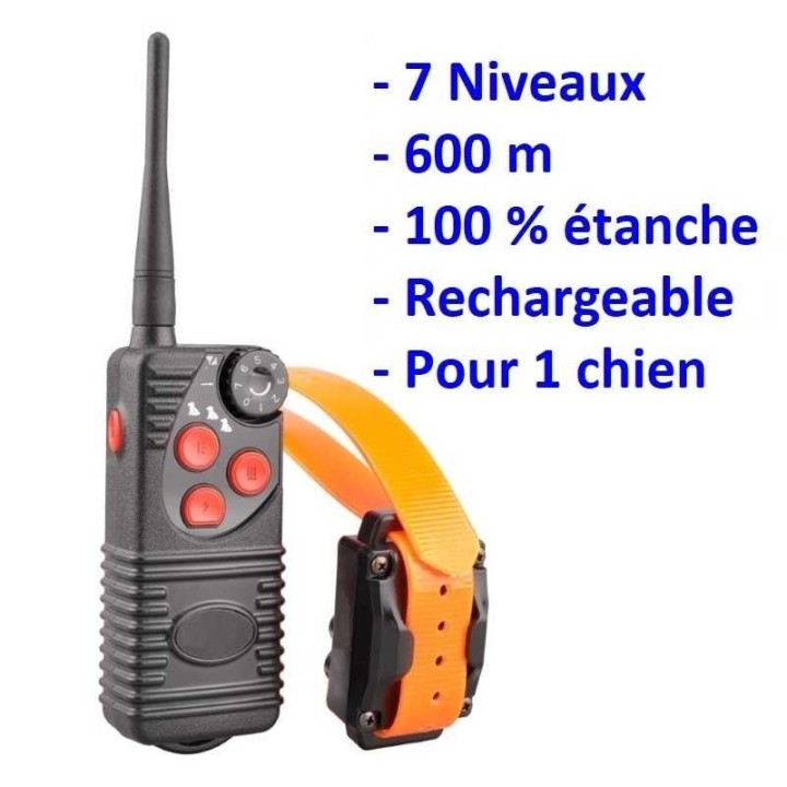 Collier d'éducation 8 niveaux 300m