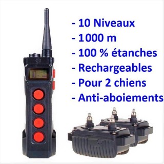 Collier d'éducation 8 niveaux 300m