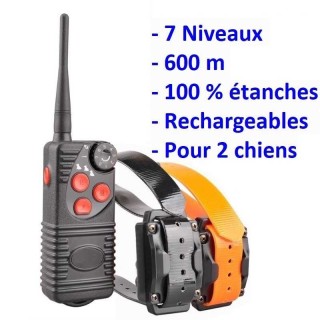 Collier d'éducation 8 niveaux 300m