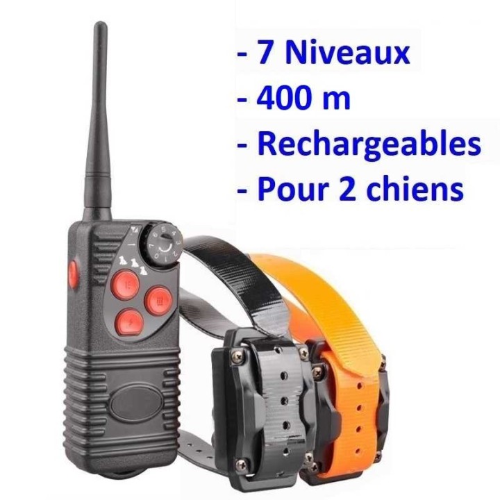 Collier d'éducation 8 niveaux 300m