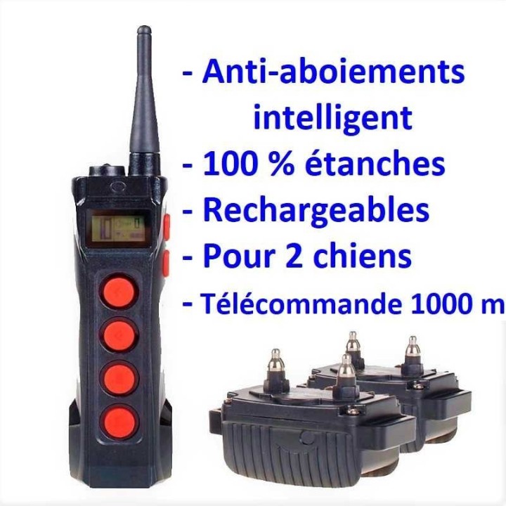 Collier d'éducation 8 niveaux 300m