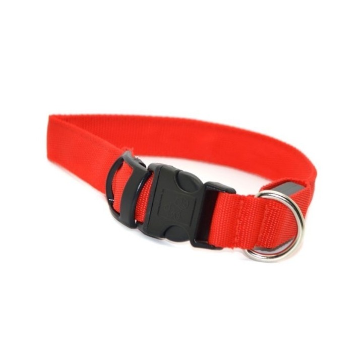 Collier pour chien réglable lumineux de localisation et de sécurité (5 tailles au choix)